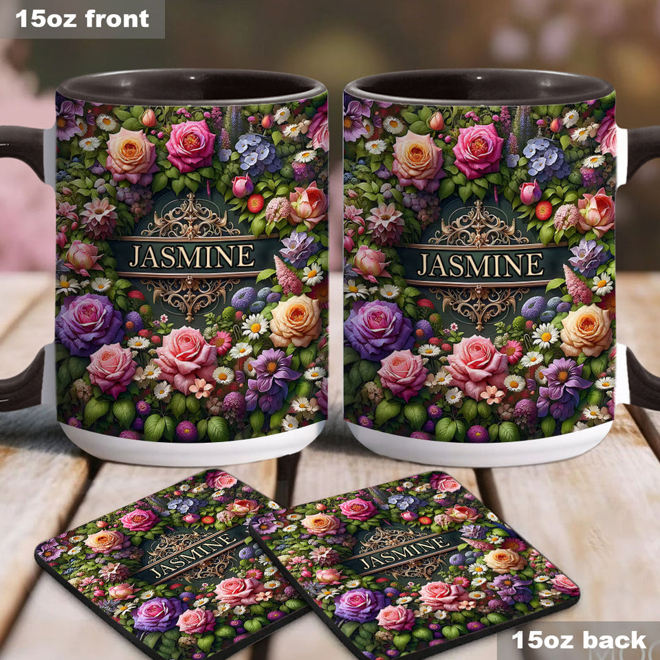 Welcome To My Garden - Personalized Gardening Accent Mug
