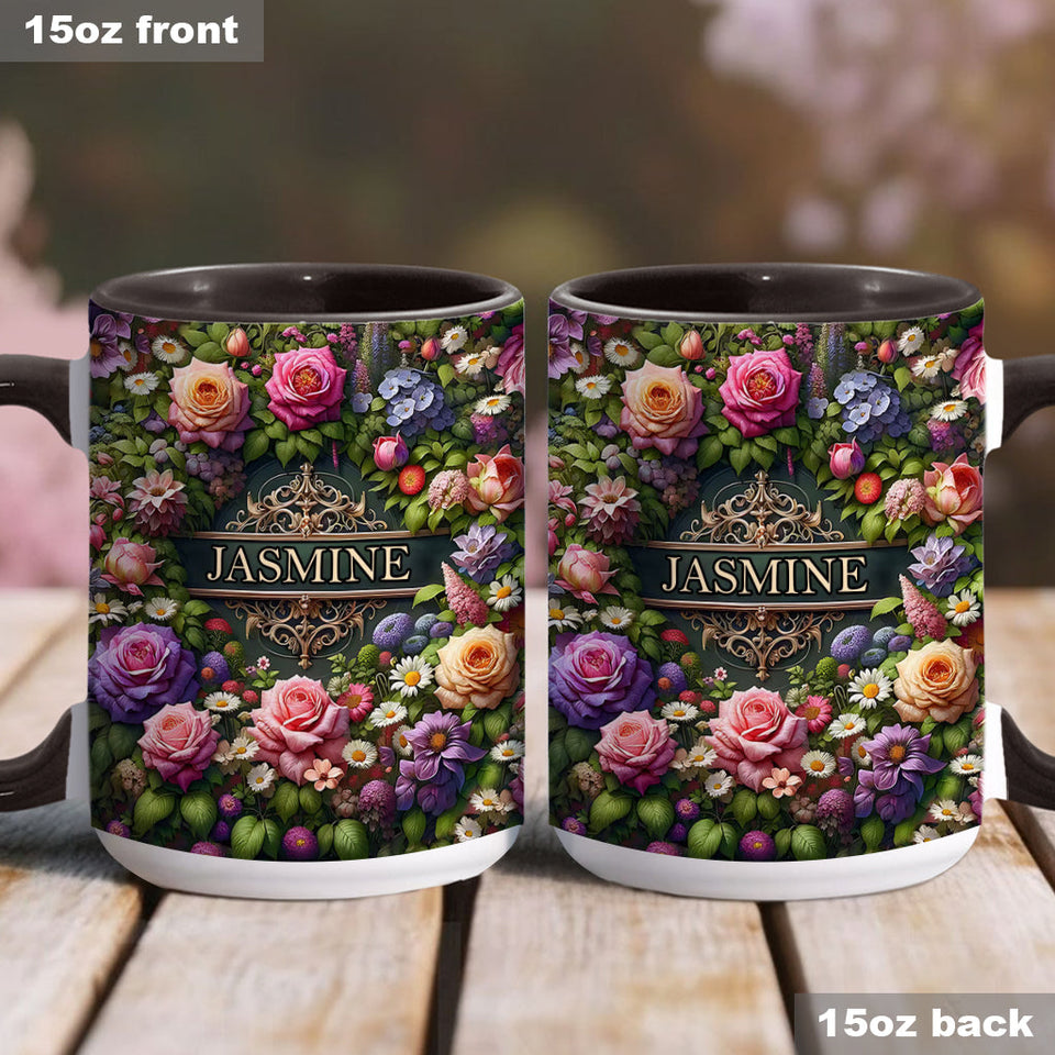Welcome To My Garden - Personalized Gardening Accent Mug
