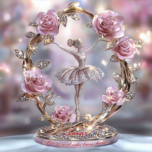 Just A Girl Who Loves Ballet - Personalized Ballet Custom Shaped Acrylic Plaque