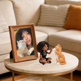 Cat Mom Dad Keepsake - Personalized Cat Premium 3D Figurine