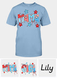 4th of July Mama - Personalized Mother T-shirt And Hoodie