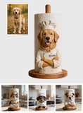 Kitchen Boss - Personalized Dog Paper Towel Stand