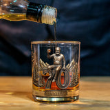 Custom Any Photo, Perfect Gift For Dad, Grandpa - Personalized Birthday Whiskey Glass