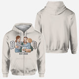 Dad Established - Personalized Father All Over Shirt