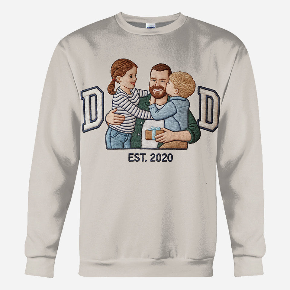 Dad Established - Personalized Father All Over Shirt