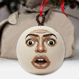 Whimsical Face - Personalized Ornament