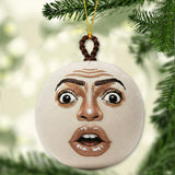 Whimsical Face - Personalized Ornament