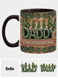 Best Dope Dad - Personalized Father Accent Mug