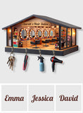 Hairdresser Gift, Hair Salon - Personalized Hairdresser Custom Shaped Hanging Rack