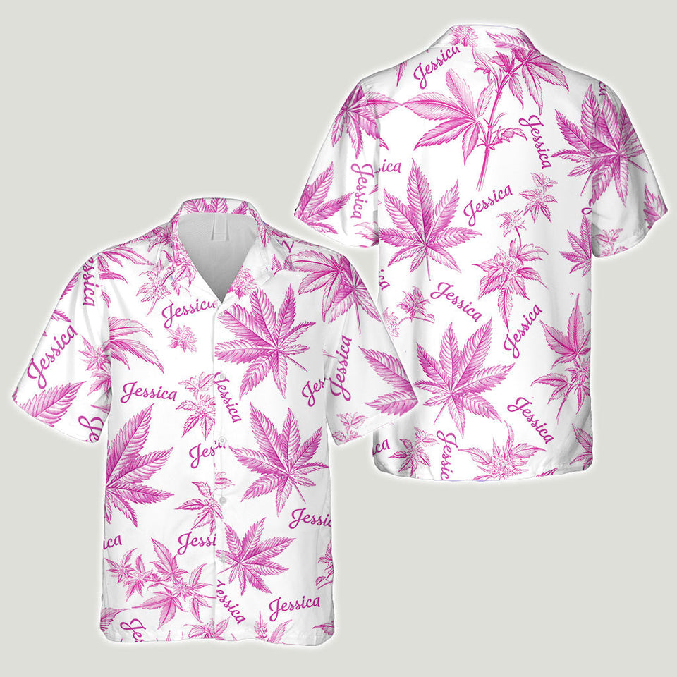 Get High - Personalized Weed Hawaiian Shirt
