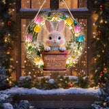 Happy Easter - Personalized Family LED Light Acrylic Sign