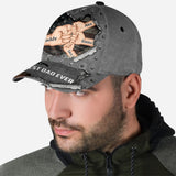 Gift For Dad Best Dad Ever Fist Bump - Personalized Father Classic Cap
