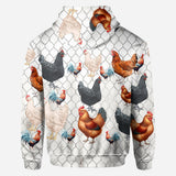 Easily Distracted by Peckers - Personalized Chicken All Over Shirt