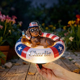 250th Anniversary - Personalized Dog Solar Acrylic Light