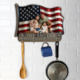 Any Photo Family Gift - Personalized Family Custom Shaped Hanging Rack