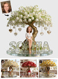 Custom Any Photo Birthmonth Flower - Personalized Self Love Custom Shaped Acrylic Plaque