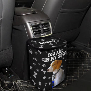 You're In My Spot - Personalized Dog Portable Car Trash Can/ Organizer