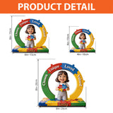 Autism Awareness, Gift For Them - Personalized Autism Awareness Custom Shaped Acrylic Plaque