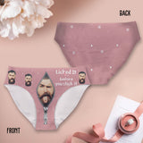 Lick It Before You Stick It - Personalized Couple Women's Briefs