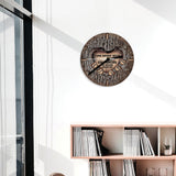 Time Spent With Grandkids Is Never Wasted - Personalized Grandma Wall Clock