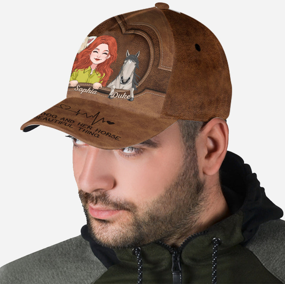 What A Beautiful Thing - Personalized Horse Classic Cap