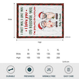 I’m Growing Old With You - gift for husband, wife - Personalized Blanket