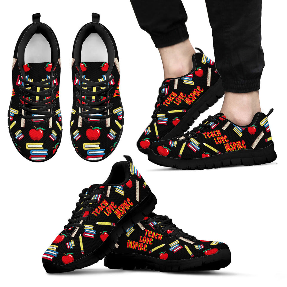Teach Love Inspire Teacher Sneakers 0622