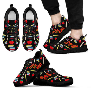 Teach Love Inspire Teacher Sneakers 0622
