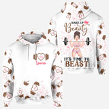 Wake Up Beauty - Personalized Fitness All Over Shirt