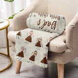 Grandma's Little Cuties - Gift for grandma, mom, dad, grandpa - Personalized Blanket