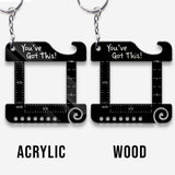You’ve Got This! - Personalized Knitting Keychain