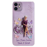 Custom Any Photo - Personalized Mother 3D Embossed Leather Phone Case