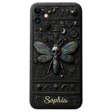 Gothic Witch - Personalized Witch Leather Phone Case