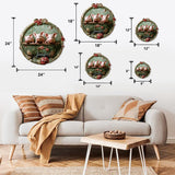 Floral Farm Animals - Personalized Farmer Cut Metal Sign