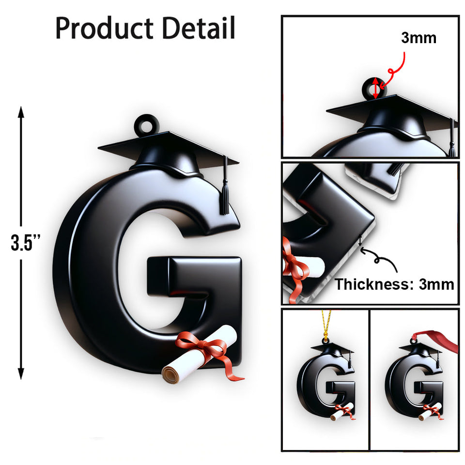 Graduation Letter - Personalized Graduation Ornament