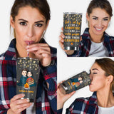 Let's Sit By The Campfire - Personalized Couple Camping Tumbler