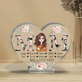 Mom - Personalized Mother's Day Mother Custom Shaped Acrylic Plaque
