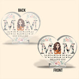 Mom - Personalized Mother's Day Mother Custom Shaped Acrylic Plaque