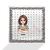 Mom Scrabble Puzzle - Personalized Mother's Day Mother Custom Shaped Acrylic Plaque