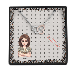 Mom Scrabble Puzzle - Personalized Mother's Day Mother Necklace