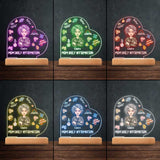 Mom Daily Affirmation - Personalized Mother's Day Mother Shaped Plaque Light Base
