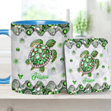 Love Turtles - Personalized Turtle Accent Mug