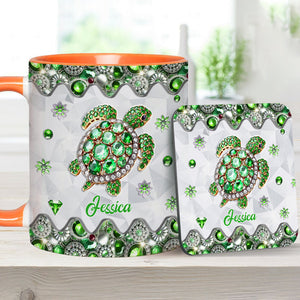 Love Turtles - Personalized Turtle Accent Mug