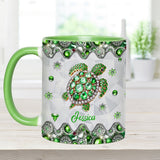 Love Turtles - Personalized Turtle Accent Mug