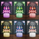We Need To Say We Love You Mum - Personalized Mother's Day Mother Shaped Plaque Light Base