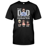 Proud Dad Of A Few - Personalized Father's Day Father T-shirt and Hoodie
