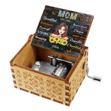 Mom You Are - Gift for mom, aunt, grandma - Personalized Hand Crank Music Box