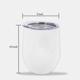 Besties We Don't Get Drunk - Personalized Wine Tumbler