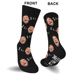 I'm Not Sleeping - Personalized Father Socks