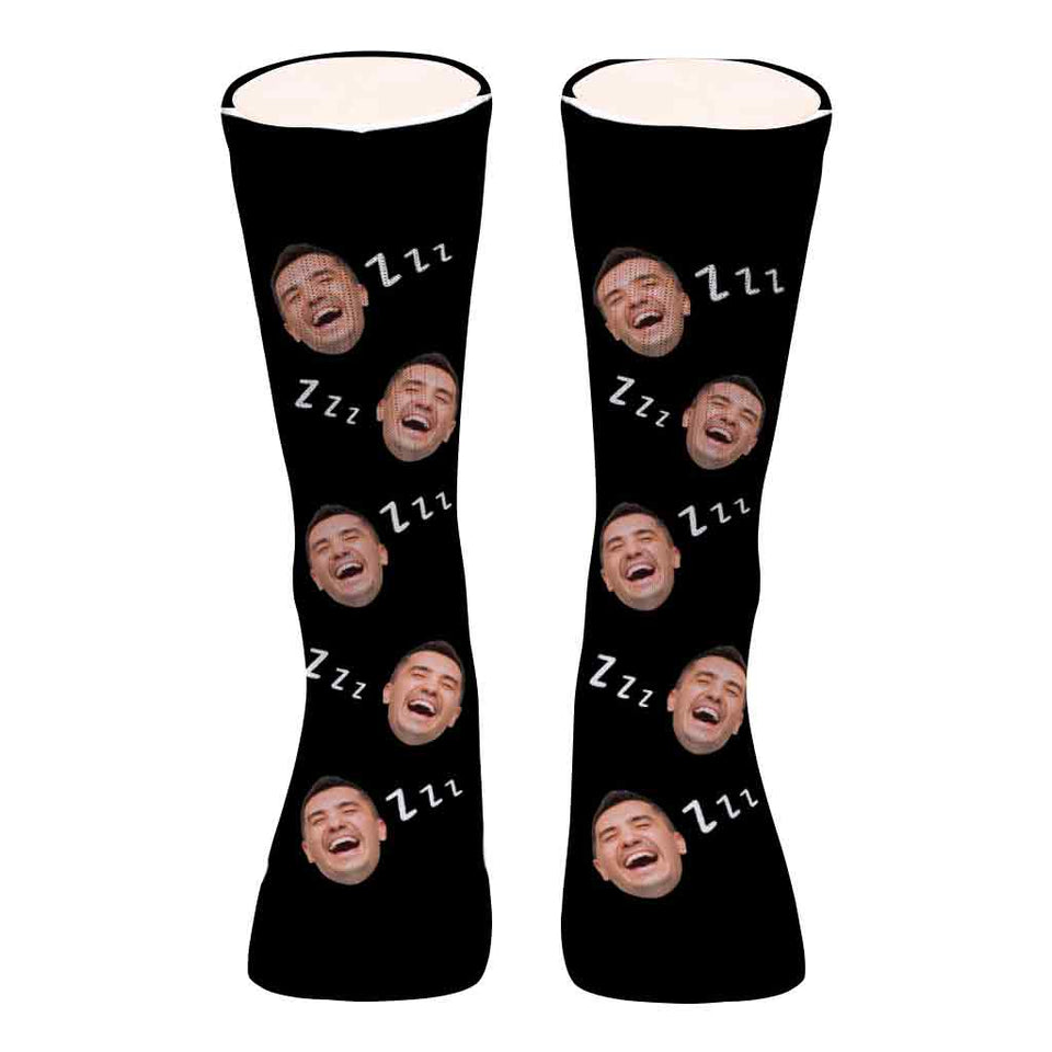I'm Not Sleeping - Personalized Father Socks